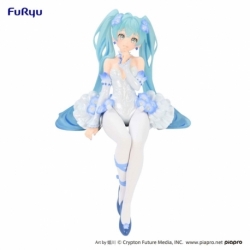 Hatsune Miku Estatua PVC Noodle Stopper Miku Flower Fairy Nemophila 15 cm