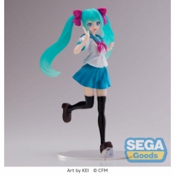 Hatsune Miku Estatua Luminasta PVC Hatsune Miku 16th Anniversary KEI Ver. 18 cm