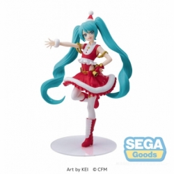 Hatsune Miku Statue Lighting PVC Hatsune Miku Christmas 2023 20 cm