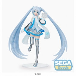 Hatsune Miku Statue Lighting PVC Snow Miku Sky Town Ver. 22 cm