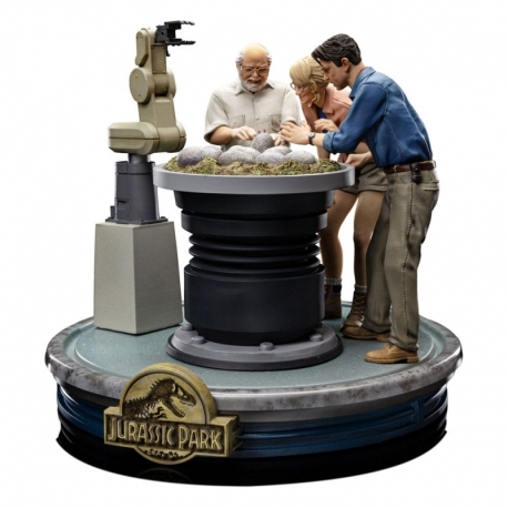 Jurassic Park Estatua 1/10 Art Scale Dino Hatching 23 cm