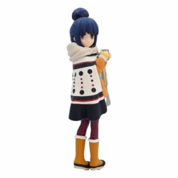 Laid-Back Camp Statue PVC Special Rin Shima 17 cm