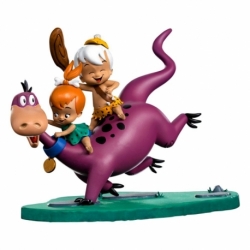 Los Picapiedra Estatua 1/10 Art Scale Dino, Pebbles and Bamm-Bamm 13 cm