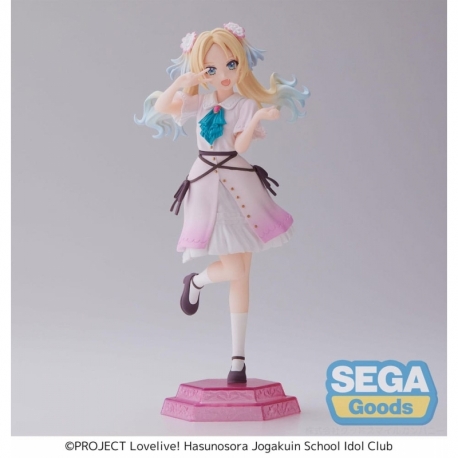 Love Live! Hasu no Sora School Idol Club Statue PVC Desktop x Decorate Collections Rurino Osawa 17 cm