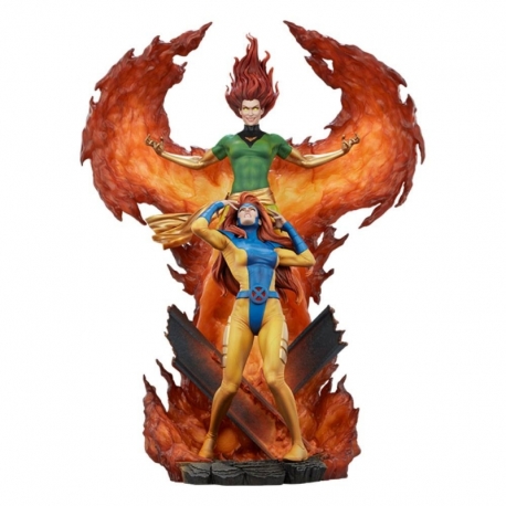 Marvel Maquette Phoenix and Jean Grey 66 cm