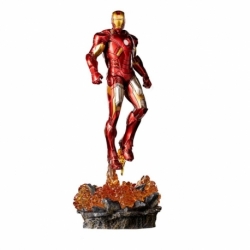The Infinity Saga Estatua BDS Art Scale 1/10 Iron Man Battle of NY 28 cm