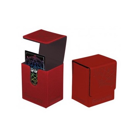 Deck Ultra Pro Force Of Will Flip Box Red Card