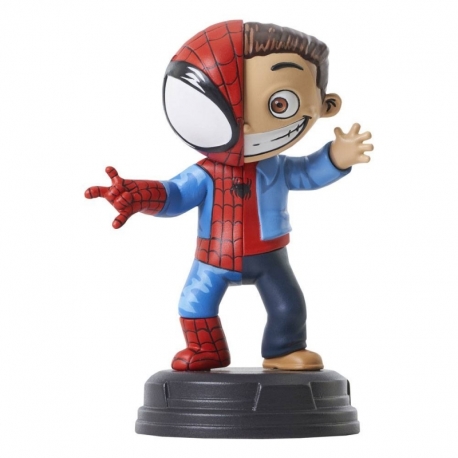 Marvel Animated Estatua Peter Parker 10 cm