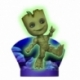 Marvel Mini Diorama Superama Groot Glow-in-the-Dark SDCC Exclusive 10 cm