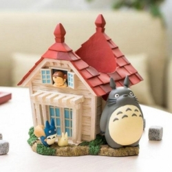 Mi vecino Totoro Diorama / Bote de almacenamiento House & Totoro