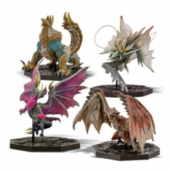 Monster Hunter Statue PVC CFB Creators Model Rathalos, Zinogre, Malzene, Amatsu (4)