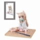 My Cat Is a Kawaii Girl Statue PVC 1/6 Kinako Sitting Fish Ver. Deluxe Version 14 cm