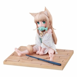 My Cat Is a Kawaii Girl Statue PVC 1/6 Kinako Sitting Fish Ver. 14 cm