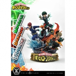 My Hero Academia Estatua Midoriya, Bakugo & Todoroki 69 cm