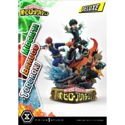 My Hero Academia Estatua Midoriya, Bakugo & Todoroki Deluxe Bonus Version 69 cm