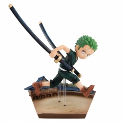 One Piece Serie G.E.M. Estatua PVC Roronoa Zoro Run! Run! Run! 14 cm