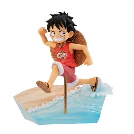One Piece Serie G.E.M. Estatua PVC Monkey D. Luffy Run! Run! Run! 12 cm