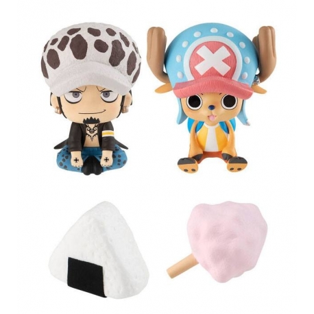 One Piece Estatuas PVC Look Up Trafalgar Law & Tony Tony Chopper LTD Ver. 11 cm