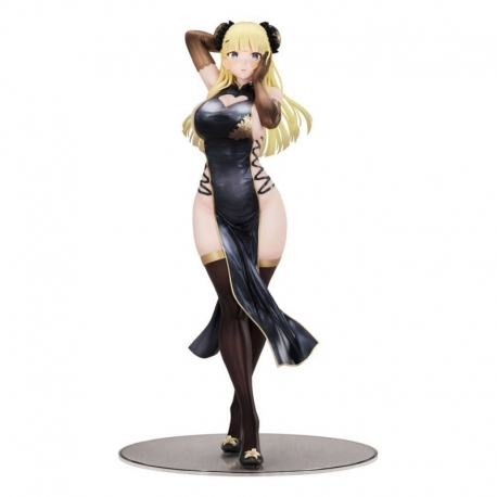 Original Character Estatua 1/7 China Girl Black Ver. Illustrated by Oekakizuki 20 cm