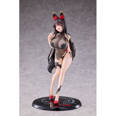 Original Character PVC Statue 1/6 Rose Fox Girl Blooming in Midwinter Illustrated by TACCO 28 cm