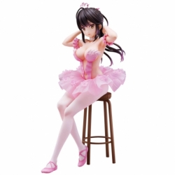 Original Character Statue PVC Anmi Illustration Flamingo Ballet Ponytail Girl 24 cm
