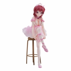 Original Character Statue PVC Anmi Illustration Flamingo Ballet Red Hair Girl 24 cm