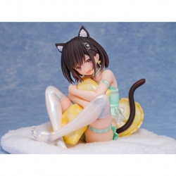 Original Character Statue PVC 1/6 Gaou Ayaka chan Mint Green Ver. 14 cm