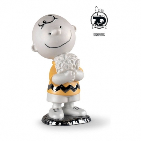 Peanuts Estatua de porcelana Charlie Brown 22 cm