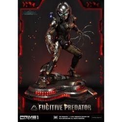 El Depredador Estatua 1/4 Fugitive Predator 75 cm