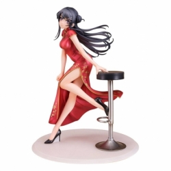 Rascal Does Not Dream of Bunny Girl Senpai Estatua 1/7 Mai Sakurajima Chinese Dress Ver. 22 cm
