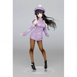 Rascal Does Not Dream of Bunny Girl Senpai Estatua Mai Sakurajima Knit One-piece Ver. 23 cm