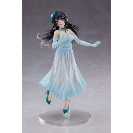 Rascal Does Not Dream of Bunny Girl Senpai Estatua PVC Coreful Sakurajima Party Dress Ver. 20 cm