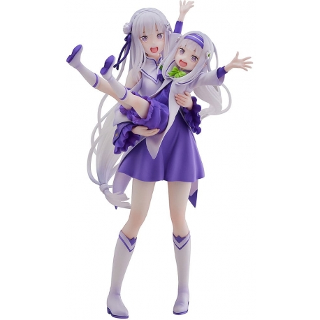 Re:Zero Starting Life in Another World Estatua PVC 1/7 Emilia & Childhood Emilia 24 cm