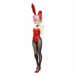 Re:Zero Estatua PVC BiCute Bunnies Ram Red Color Ver. 29 cm