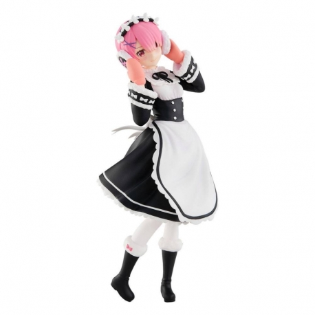 Re: Zero Starting Life in Another World Estatua PVC Pop Up Parade Ram: Ice Season Ver. 17 cm