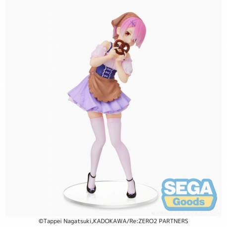 Re:Zero Starting Life in Another World Estatua PVC SPM Ram Oktoberfest Ver. (re-run) 20 cm