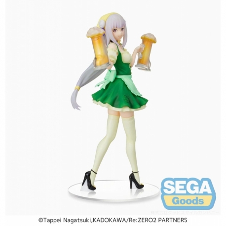 Re:Zero Starting Life in Another World Estatua PVC SPM Emilia Oktoberfest Ver. (re-run) 21 cm