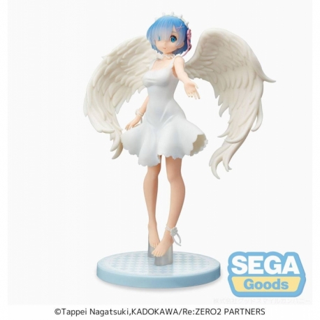 Re: Zero Starting Life in Another World Estatua PVC SPM Perching Rem Demon Angel Ver. 21 cm