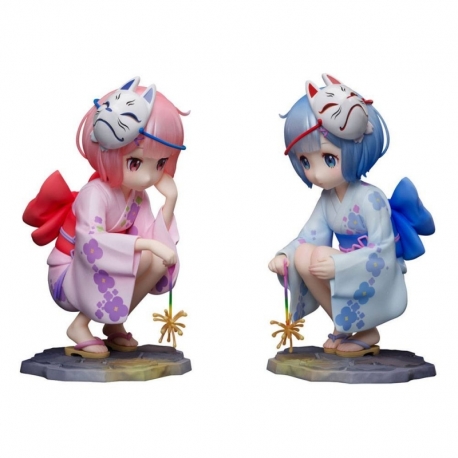 Re:ZERO -Starting Life in Another World- Estatuas PVC 1/7 Rem & Ram Childhood Summer Memories 11 cm
