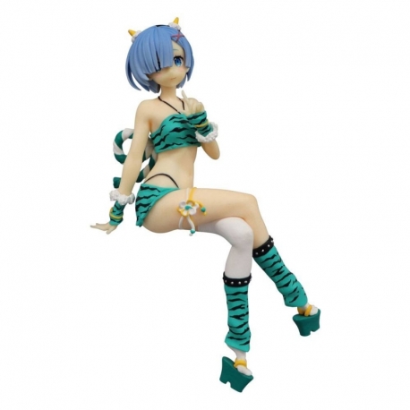 Re:Zero Estatua PVC Noodle Stopper Rem Demon Costume Another Color Ver. 16 cm