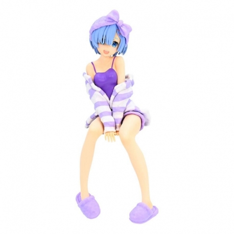 Re:Zero Estatua PVC Noodle Stopper Rem Room Wear Purple Color Ver. 14 cm