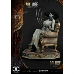 Resident Evil Village Statue 1/4 Throne Legacy Collection Alcina Dimitrescu Deluxe Version 66 cm