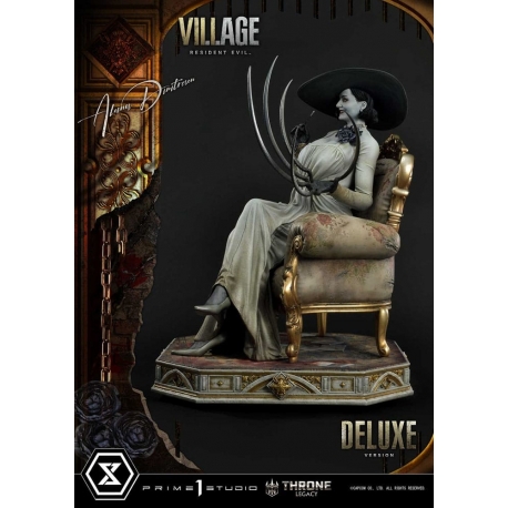 Resident Evil Village Estatua 1/4 Throne Legacy Collection Alcina Dimitrescu Deluxe Version 66 cm