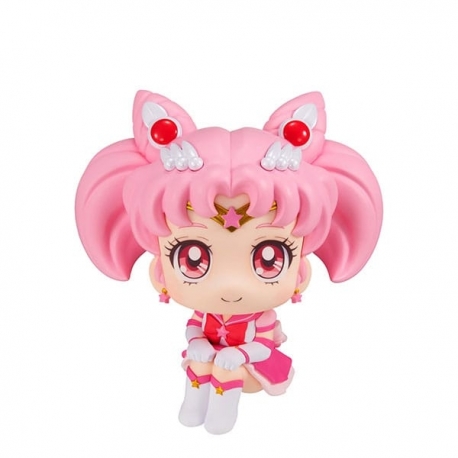Sailor Moon Cosmos The Movie Estatua PVC Look Up Eternal Sailor Chibi Moon 11 cm