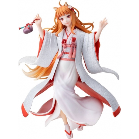 Spice and Wolf Estatua PVC 1/7 Wise Wolf Holo Wedding Kimono Ver. 26 cm