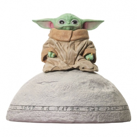 Star Wars The Mandalorian Milestones Estatua 1/2 Grogu on Seeing Stone 20 cm