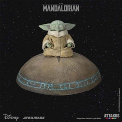 Star Wars: The Mandalorian Classic Collection Estatua 1/5 Grogu Summoning the Force 13 cm
