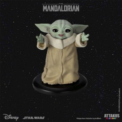 Star Wars: The Mandalorian Classic Collection Estatua 1/5 Grogu Happy 10 cm
