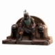 Star Wars: The Mandalorian Estatua Premier Collection 1/7 Boba Fett on Throne 24 cm