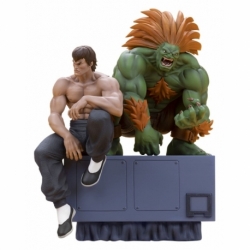 Street Fighter Statues PVC 1/10 White & Fei Long 21 cm